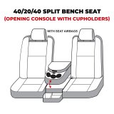 Covercraft 22-24 Dodge RAM 2500-3500 Carhartt Super Dux SeatSaver Frt Row Custom Seat Cover -Gravel thumbnail 3