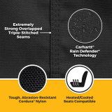 Covercraft 18-25 Jeep Wrangler JL Carhartt Super Dux SeatSaver Front Row Custom Seat Cover - Black thumbnail 5