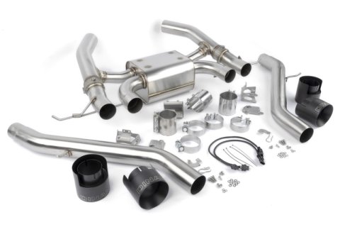 Dinan 21-27 BMW M3/M4 (G80/G82/G83) Valved Axleback Exhaust System - Black Tips thumbnail 5