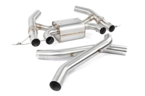Dinan 23-26 BMW M2 (G87) Valved Axleback Exhaust System - Black Tips thumbnail 2