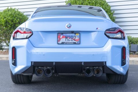 Dinan 23-26 BMW M2 (G87) Valved Axleback Exhaust System - Black Tips thumbnail 7
