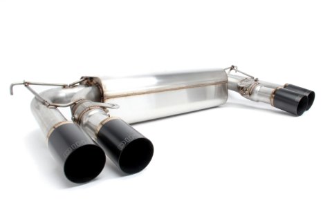 Dinan 15-19 BMW X5 M/X6 M (F85/F86) Free Flow Axleback Exhaust System - Black Tips thumbnail 1