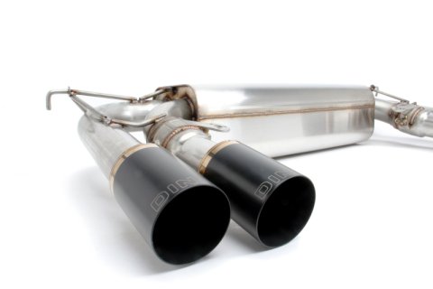 Dinan 15-19 BMW X5 M/X6 M (F85/F86) Free Flow Axleback Exhaust System - Black Tips thumbnail 4