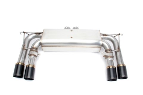 Dinan 15-19 BMW X5 M/X6 M (F85/F86) Free Flow Axleback Exhaust System - Black Tips thumbnail 5