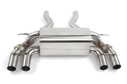 Dinan 19-21 BMW M2 Competition (F87) Free Flow Axleback Exhaust System w/X-Pipe - Black Tips thumbnail 2