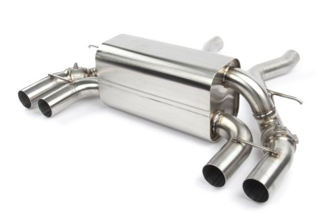 Dinan 19-21 BMW M2 Competition (F87) Free Flow Axleback Exhaust System w/X-Pipe - Black Tips thumbnail 5
