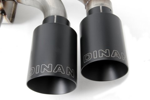 Dinan 18-23 BMW M550i (G30) Free Flow Axleback Exhaust System - Black Tips thumbnail 6