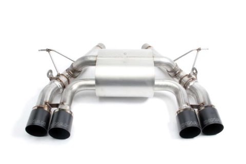Dinan 15-20 BMW M3/M4 (F80/F82/F83) Free Flow Axleback Exhaust System - Black Tips thumbnail 1