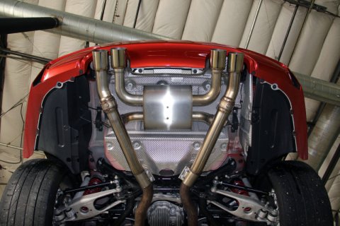 Dinan 15-20 BMW M3/M4 (F80/F82/F83) Free Flow Axleback Exhaust System - Black Tips thumbnail 3