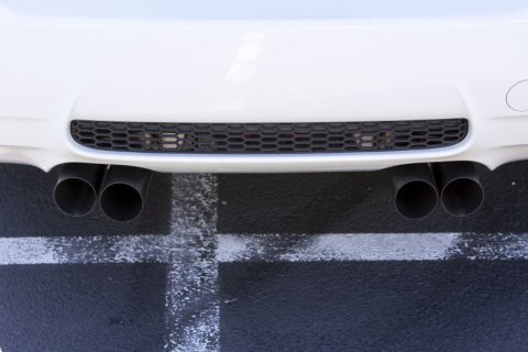 Dinan 08-11 BMW M3 (E90) Free Flow Axleback Exhaust System - Black Tips thumbnail 4