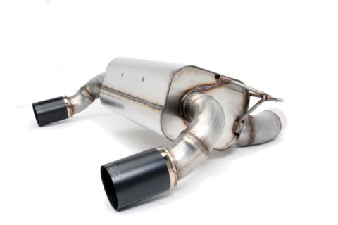 Dinan 16-18 BMW 340i (F30)/17-20 BMW 440i (F32) Free Flow Axleback Exhaust System - Black Tips thumbnail 4