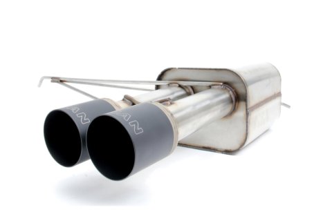 Dinan 14-24 Mini Cooper S (F56) 3-Door Free Flow Axleback Exhaust System - Black Tips thumbnail 1