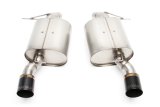 Dinan 07-13 BMW 335i/335is/335xi (E92/E93) Free Flow Axleback Exhaust System - Black Tips thumbnail 1