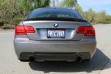 Dinan 07-13 BMW 335i/335is/335xi (E92/E93) Free Flow Axleback Exhaust System - Black Tips thumbnail 4