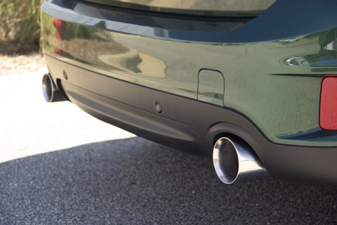 Dinan 17-24 Mini Cooper Clubman/Countryman S (F54/F60) Valved Axleback Exhaust - Black Tips thumbnail 7