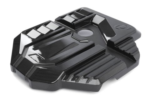 Dinan 21-27 BMW M2/M3/M4 (G80/G82/G87) Gloss Carbon Fiber Engine Cover w/Matte Accents thumbnail 1