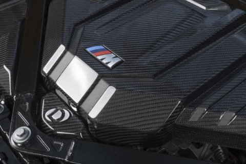 Dinan 21-27 BMW M2/M3/M4 (G80/G82/G87) Gloss Carbon Fiber Engine Cover w/Matte Accents thumbnail 6