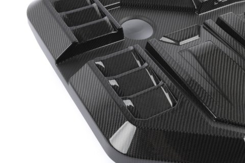 Dinan 21-27 BMW M2/M3/M4 (G80/G82/G87) Gloss Carbon Fiber Engine Cover w/Matte Accents thumbnail 9