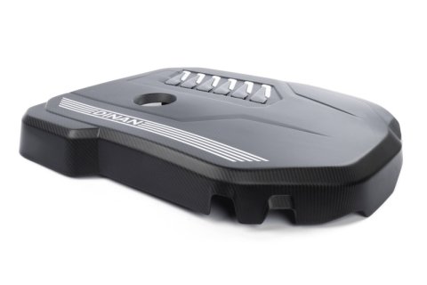 Dinan 19-26 BMW B58D (G01/G02/G20/G22/G23/G26/G42) Matte Carbon Fiber Engine Cover w/Gloss Accents thumbnail 7