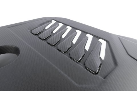 Dinan 19-26 BMW B58D (G01/G02/G20/G22/G23/G26/G42) Matte Carbon Fiber Engine Cover w/Gloss Accents thumbnail 8