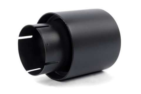 Dinan Double-Walled 4in Clamp-On Exhaust Tip - Black - 4in Outlet / 2.75in Inlet thumbnail 6