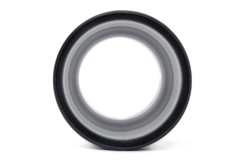 Dinan Double-Walled 4in Clamp-On Exhaust Tip - Black - 4in Outlet / 3in Inlet thumbnail 4