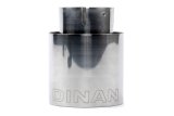 Dinan Double-Walled 4in Clamp-On Exhaust Tip - Polished - 4in Outlet / 3in Inlet thumbnail 2
