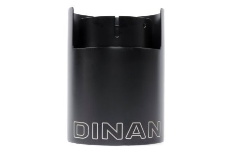 Dinan Double-Walled 4.5in Clamp-On Exhaust Tip - Black - 4.5in Outlet / 3.25in Inlet thumbnail 2
