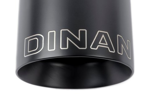 Dinan Double-Walled 4.5in Clamp-On Exhaust Tip - Black - 4.5in Outlet / 3.25in Inlet thumbnail 4