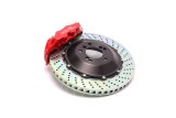 Dinan 12-21 BMW 2/3/4-Series (F22/F30/F32/F34/F36) Standard/Red Caliper/Drilled Brake Set - Front thumbnail 1