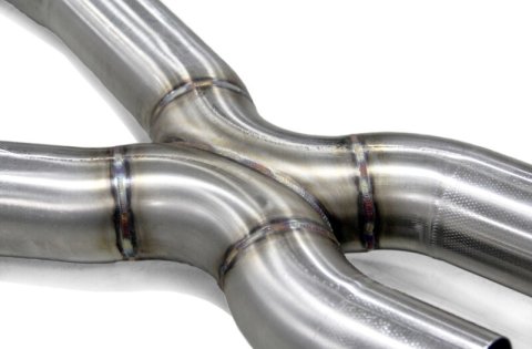 Dinan 18-23 BMW M550i xDrive (G30) High Flow Middle Exhaust - 3in - Stainless Steel thumbnail 3