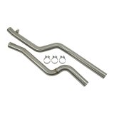 Dinan 16-20 BMW 340i/440i (F30/F32) High Flow Mid-Pipe - 3.25in - Stainless Steel thumbnail 1