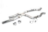 Dinan 15-20 BMW M3/M4 (F80/F82) High Flow X-Pipe - 2.75in - Stainless Steel thumbnail 1