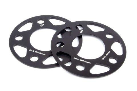 Dinan Wheel Spacers - 5x112 - 66.5mm CB - 5mm Thick (Set of 2)