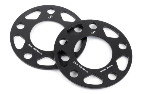Dinan Wheel Spacers - 5x120 - 72.6mm CB - 6mm Thick (Set of 2) thumbnail 1