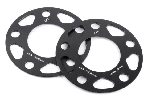 Dinan Wheel Spacers - 5x120 - 72.6mm CB - 4mm Thick (Set of 2) thumbnail 1