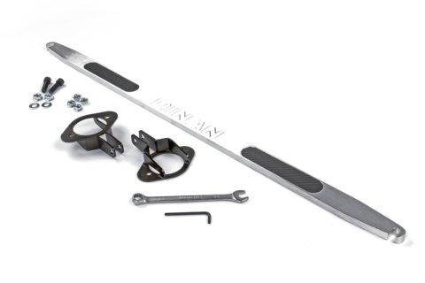 Dinan 92-99 BMW 323i/325i/328i/M3 (E36) Brushed Aluminum w/Carbon Inlays Shock Tower Brace - Rear