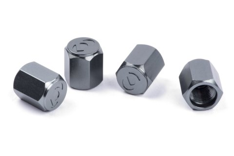 Dinan Valve Stem Caps - Gunmetal (Set of 4) thumbnail 1