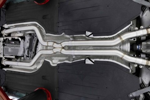 Dinan 24-26 BMW X5 M LCI/X6 M LCI (F95/F96) High Flow X-Pipe Exhaust - 3.25in - Stainless Steel thumbnail 3