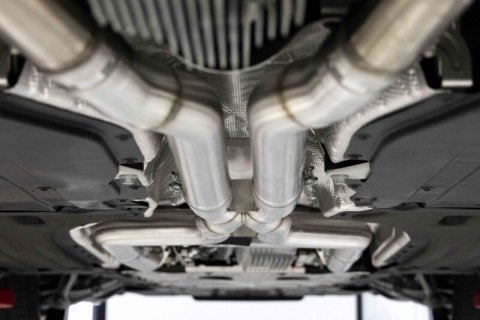 Dinan 24-26 BMW X5 M LCI/X6 M LCI (F95/F96) High Flow X-Pipe Exhaust - 3.25in - Stainless Steel thumbnail 5