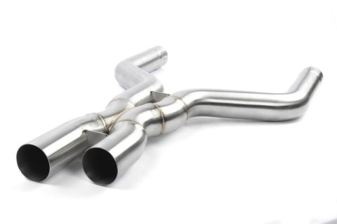 Dinan 24-26 BMW X5 M LCI/X6 M LCI (F95/F96) High Flow X-Pipe Exhaust - 3.25in - Stainless Steel thumbnail 7