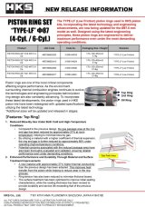 HKS PISTON RING SET N24 D87.0 4-Cyl. thumbnail 4