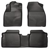 Husky Liners 25-26 Audi Q5 Weatherbeater Front & 2nd Seat Floor Liners - Black Ribbed thumbnail 1
