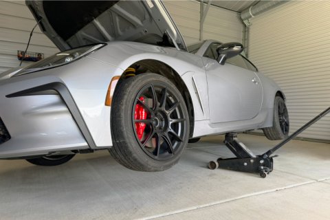 PERRIN 17-20 Toyota 86 / 13-26 Subaru BRZ / 93-26 Impreza / Center Mount Jack Pads - Black thumbnail 1