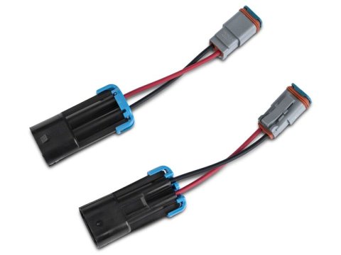 Raxiom 07-09 Jeep Wrangler JK Axial Series H10 to Deutsch Fog Light Wire Harness Adapter Kit thumbnail 2