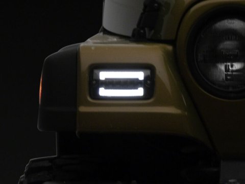Raxiom 97-06 Jeep Wrangler TJ Axial Series LED Sequential Cornering Lights- Smoked thumbnail 1