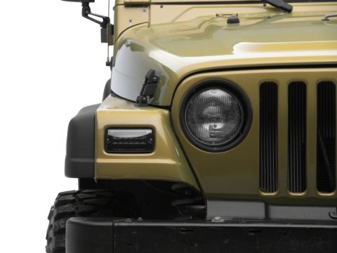 Raxiom 97-06 Jeep Wrangler TJ Axial Series LED Sequential Cornering Lights- Smoked thumbnail 6