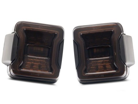 Raxiom 18-26 Jeep Wrangler JL LED Tail Lights- Red Housing- Smoked Lens thumbnail 2