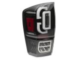 Raxiom 16-23 Toyota Tacoma XW Series Sequential LED Tail Lights- Black Housing- Clear Lens thumbnail 9
