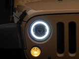 Raxiom 07-18 Jeep Wrangler JK 7-Inch V2 Dragon Eye LED Headlights- Black Housing- Clear Lens thumbnail 4